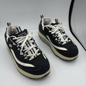 Skechers Sneakers Womens Size 6.5 Shape Ups 11809 Casual Walk Run Navy Blue D3‎